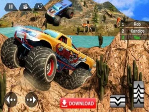 Mega Truck Race Monster Truck Racing παιχνίδι